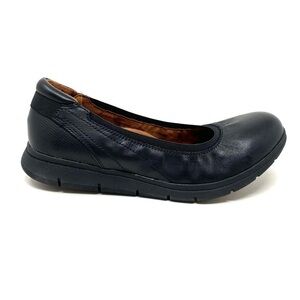 Cobb Hill WOMEN'S LIDIA BALLET FLAT Black Leather NARROW